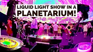 From Equipment to Cosmos: How I Did a Liquid Light Show in the Planetarium at the Franklin Institute