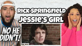 OMG NO HE DIDN'T!!..| FIRST TIME HEARING Rick Springfield - Jessie's Girl REACTION