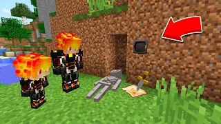 НАШЛИ С СЫНОМ СЕКРЕТНУЮ ПЕЩЕРУ В МАЙНКРАФТ ! Алексбой Minecraft