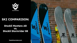 Ski Comparison: Stockli Montero AR vs. Stockli Stormrider 88