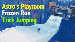 Frozen Run: How to Trick Jump For Fast Time - Astro's Playroom