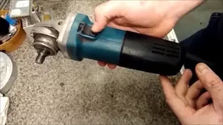 MAKITA 9555NB sparks on brushes, repair