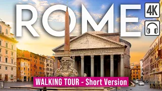 Rome 4K Walking Tour - With Captions - [Immersive sound - 4K/60fps]