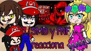 ❤🎶Super Mario Bros y FNF reaccionan a Mario Madness V2(parte 5)❤🎶/Gacha Club #gachaclub #fnf #react