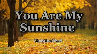 Christina Perri - You Are My Sunshine (Lyrics)