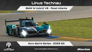 iRacing - 23S3 - BMW M Hybrid V8 - Euro Sprint Series - Road Atlanta - LT