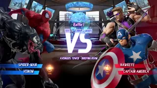 MARVEL VS. CAPCOM: INFINITE Spider-Man,Venom Gameplay In Arcade Mode