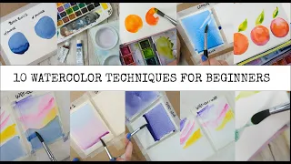 10 Watercolor Techniques Beginners Should Know