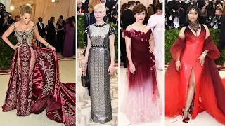 Met Gala 2018 Best Dressed Celebrities with Red Carpet