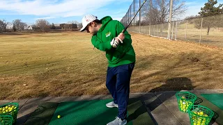 Playing Golf in February in Minnesota