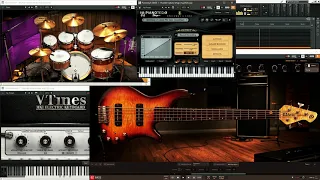 EZthunder with EZBass & EZDrummer2 by Toontrack