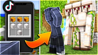 Ich teste 9 virale Minecraft TikToks, die Jeder glaubt!