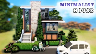 Minimalist Modern House The Sims 4 || Sims 4 Speed Build #sims4speedbuilds