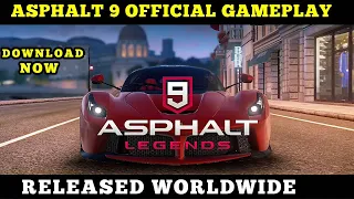 Asphalt 9 legends official gameplay | game is officially released worldwide