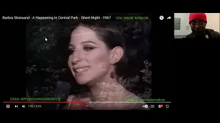 Barbra Streisand - Silent Night (A Happening In Central Park 1967) Reaction #barbrastreisand #music