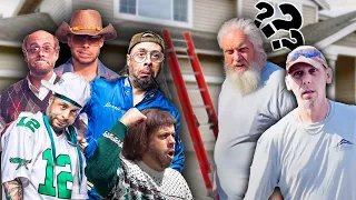 Gutter Boys…Pranking a work crew with 5 characters!