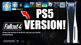 How To Download Fallout 4 Free PS5 Upgrade!