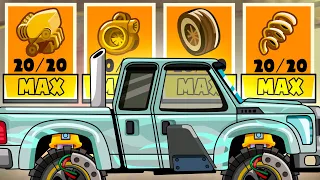 MY SUPER DIESEL IS ALMOST PERFECT! A NEW RECORD! Hill Climb Racing 2