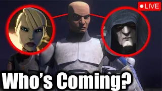 Who Will Be In The Bad Batch FINALE! Rex? Asajj Ventress? Darth Vader? (& More News) - LIVE!