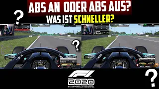ABS oder kein ABS - Was ist SCHNELLER? F1 2020 Fahrhilfen Vergleich #03 Fahren mit ABS an VS ABS aus
