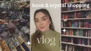 Barnes and Noble finds | Book shopping | Crystal collection | Vlog