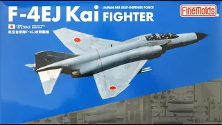 1/72 FineMolds F 4EJ Kai Fighter (FP38) unboxing
