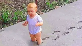 Funniest Naughty Baby Fails - try not to laugh impossible