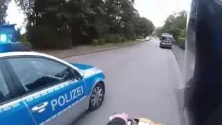 Epic Moped Police Chase in Germany (Roller Verfolgungsjagd)