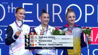 (BBC) WAG Floor exercise final/ 2023 European Championships