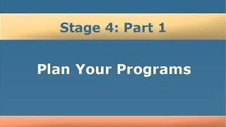Guide to Starting a Youth Program: Stage 4, Part 1