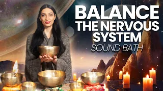 Overactive Sympathetic Nervous System |  Healing Frequency Music | Sound Bath Meditation