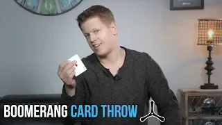 Throw a Card Like a BOOMERANG | Rick Smith Jr.