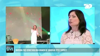 Këngëtarja e verbër që u kthye në yllin e festivaleve - Shqipëria Live 06.07.2023