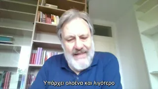 Slavoj Žižek's message of support for MeRA25 and Yanis Varoufakis | DiEM25