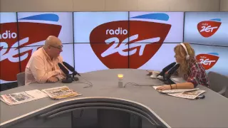 Monika Olejnik rzuca w Michała Kamińskiego długopisem!