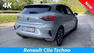 Renault Clio 2024 - FIRST look in 4K  Techno (Exterior - Interior) Rafale Gray