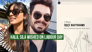 Halil Ibrahim Ceyhan and Sila Turkoglu Wished on Labour day