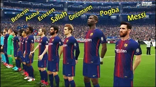 Griezmann, Pogba, M.Salah, D.Alaba, Bellerin, Eriksen going to Barcelona? | PSG vs FCB | PES 2018