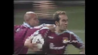 West Ham v Man Utd | 1999/00 | FA Premiership| Highlights