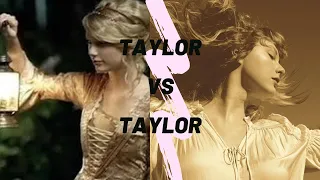 LOVE STORY vs LOVE STORY (TAYLOR'S VERSION) | then and now