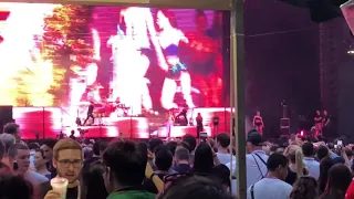 Dua Lipa at F1 Singapore GP 2018