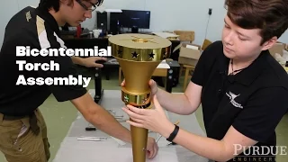 Bicentennial Torch Assembly Begins