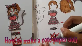 How to make a cute paper doll / 29 B