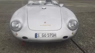 Original Porsche 550 Spyder from the Porsche Museum – In memoriam James Dean