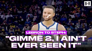 LeBron James Trolls Stephen Curry After Rare Missed Free-Throw 🤣