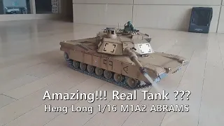 RC Tank Heng Long 1/16 M1A2 ABRAMS Unboxing