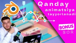 3D ANIMATSIYA QANDAY TAYYORLANADI/ 3D АНИМАЦИЯ КАНДАЙ ТАЙЁРЛАНАДИ