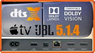 How to connect Apple tv 4k with JBL 9.1 | 5.1.4 | Soundbar to get Dolby Atmos & Dolby Vision | DTS X