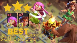 Th16 Attack Strategy With New Root Rider & Super Archer !! Best Th16 Attack in Coc