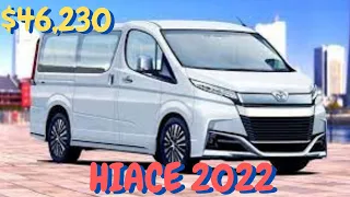 THE NEW INCREDIBLE TOYOTA HIACE 2022: Review, exterior, interior, overview